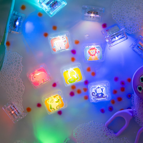 Glo Pals Cubes lumineux Zoo - Lot de 6