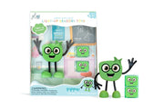 Glo Pals Personnage Pippa Vert + 2 cubes lumineux