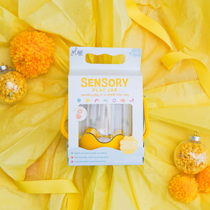 Glo Pals Bouteille sensorielle à remplir Jaune