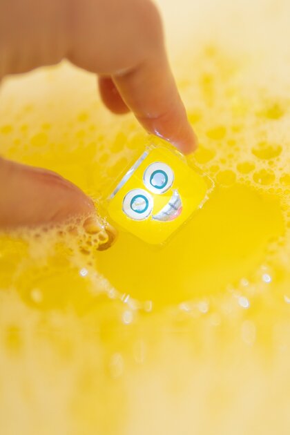 Glo Pals Cubes lumineux Alex Jaune - Lot de 4