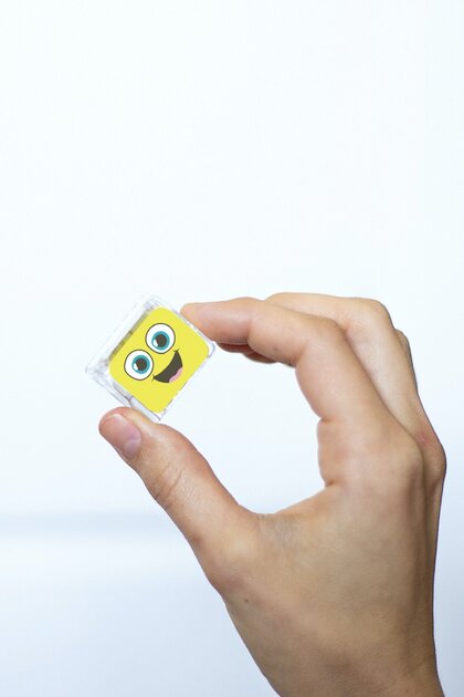 Glo Pals Cubes lumineux Alex Jaune - Lot de 4