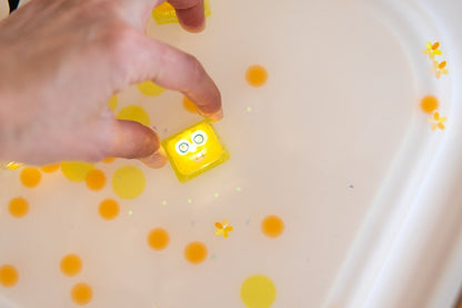 Glo Pals Cubes lumineux Alex Jaune - Lot de 4