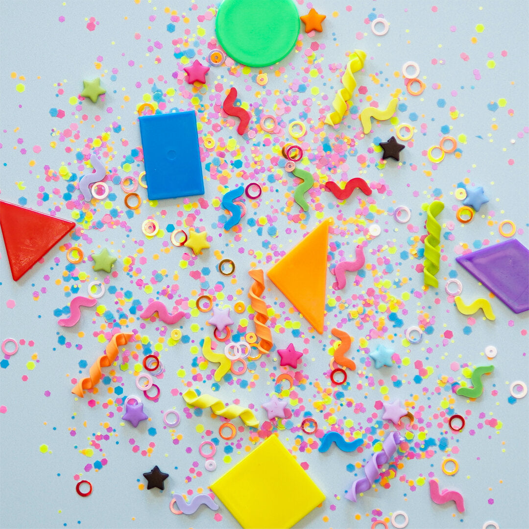 Glo Pals Fun Fillers pour bouteille et jeu sensoriel - Formes