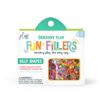 Glo Pals Fun Fillers pour bouteille et jeu sensoriel - Formes
