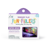 Glo Pals Fun Fillers pour bouteille et jeu sensoriel - Espace