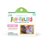 Glo Pals Fun Fillers pour bouteille et jeu sensoriel - Noël