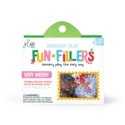 Glo Pals Fun Fillers pour bouteille et jeu sensoriel - Noël
