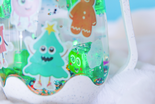 Glo Pals Coffret cadeau Bouteille sensorielle et Fun Fillers - Hiver