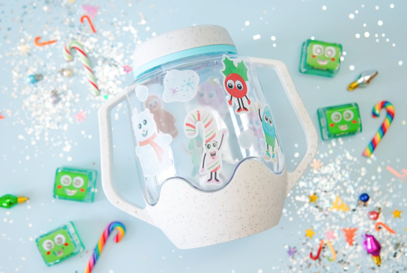 Glo Pals Coffret cadeau Bouteille sensorielle et Fun Fillers - Hiver