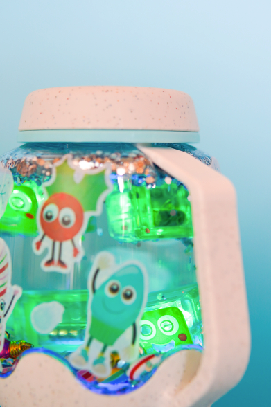 Glo Pals Coffret cadeau Bouteille sensorielle et Fun Fillers - Hiver