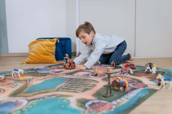 Grand Tapis Carpeto Cité Médiévale 120 x 180 cm