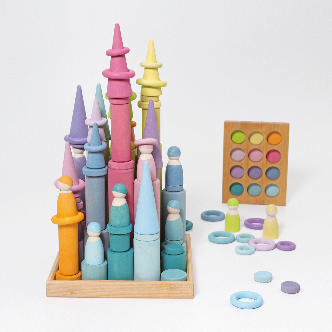 Grands cylindres pastel - Grimm's
