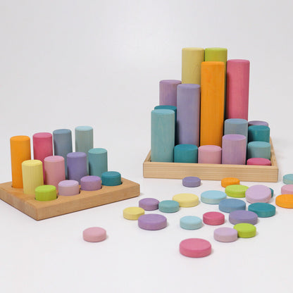 Grands cylindres pastel - Grimm's
