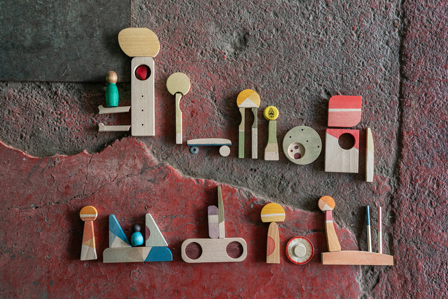 GRAPAT Happy Place - Lot de 40 pièces