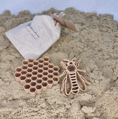 Grennn Emporte-pièces Abeille et Nid d'abeille - Jeux sensoriels