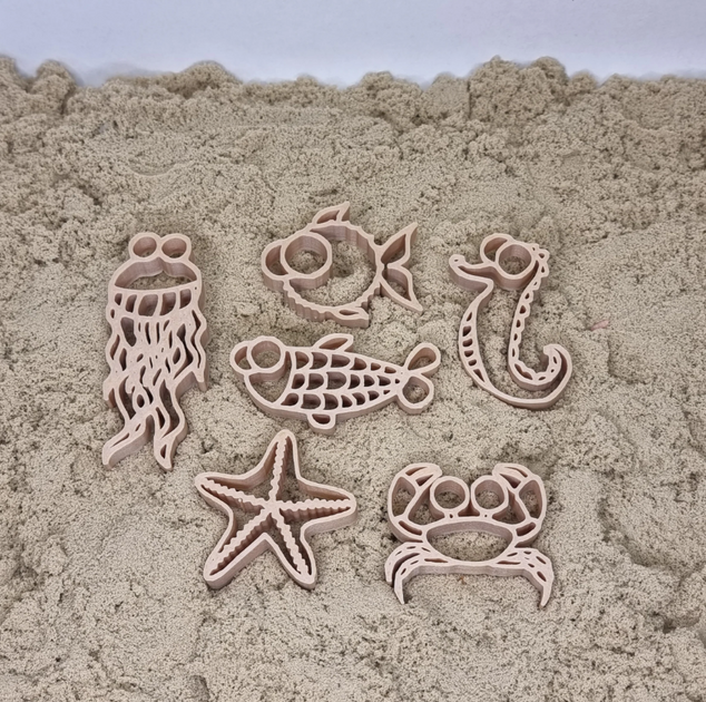 Grennn Emporte-pièces Animaux de mer - Jeux sensoriels