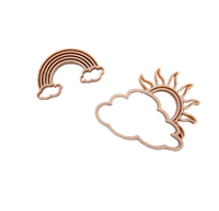 Grennn Emporte-pièces Soleil et arc-en-ciel - Jeux sensoriels