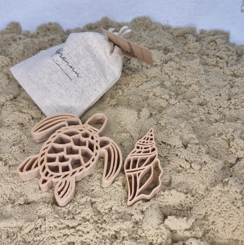Grennn Emporte pièce Tortue et coquillage - Jeux sensoriels