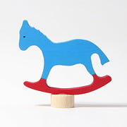 Grimm's Figurine en bois Cheval à bascule