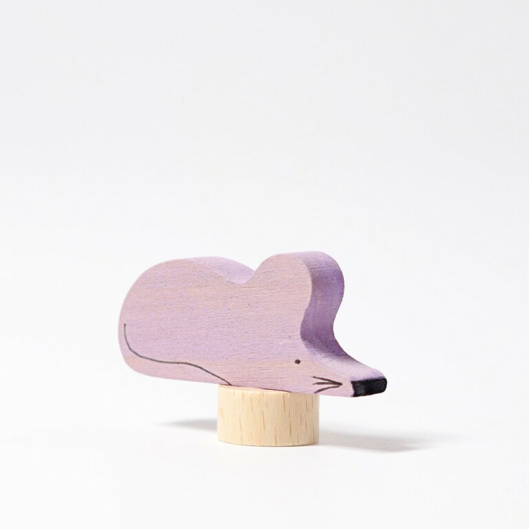 Grimm's Figurine en bois Souris grise