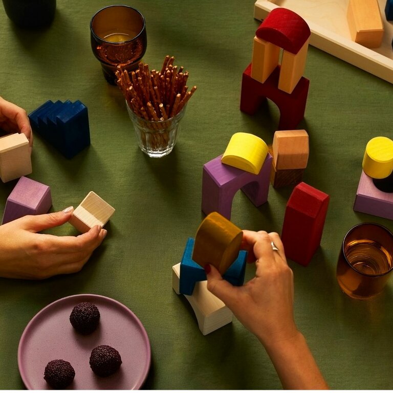 Grimm's Tiny Art Collection Set de Construction Panorama