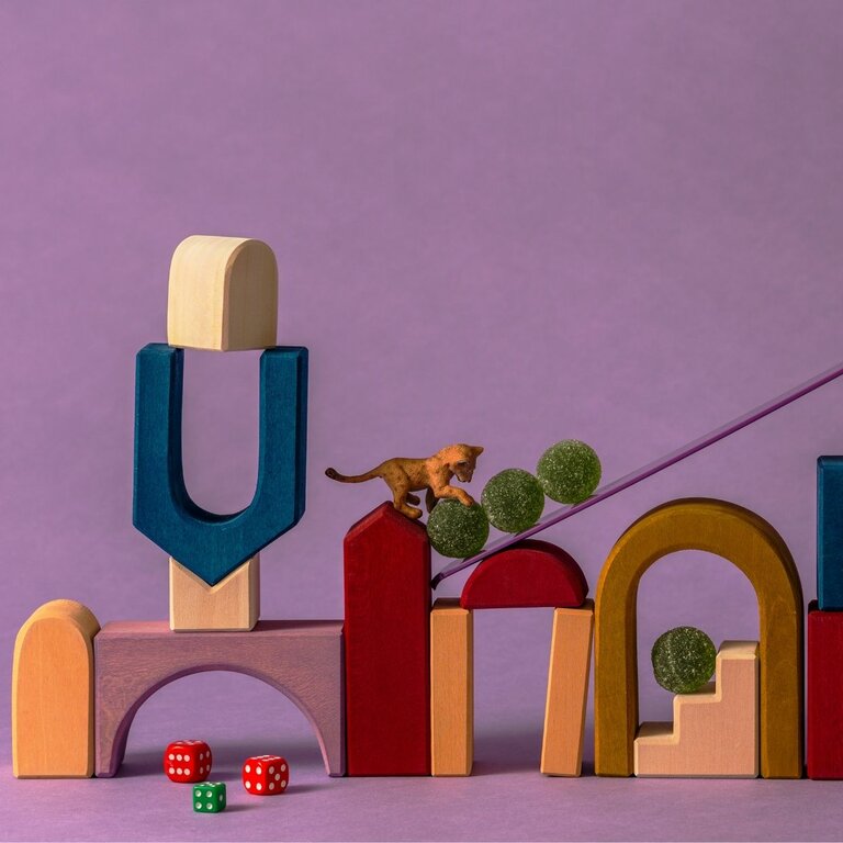 Grimm's Tiny Art Collection Set de Construction Panorama
