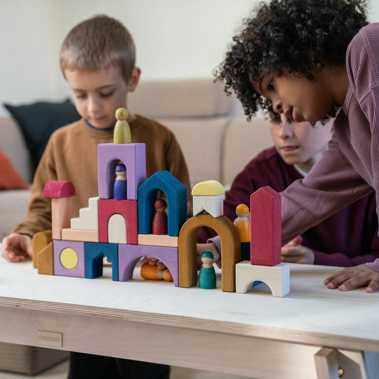 Grimm's Tiny Art Collection Set de Construction Panorama