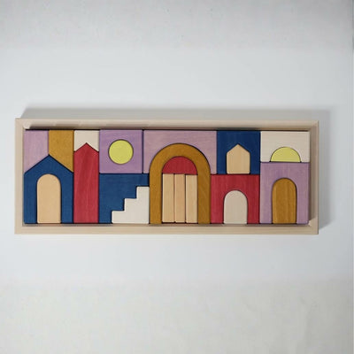 Grimm's Tiny Art Collection Set de Construction Panorama