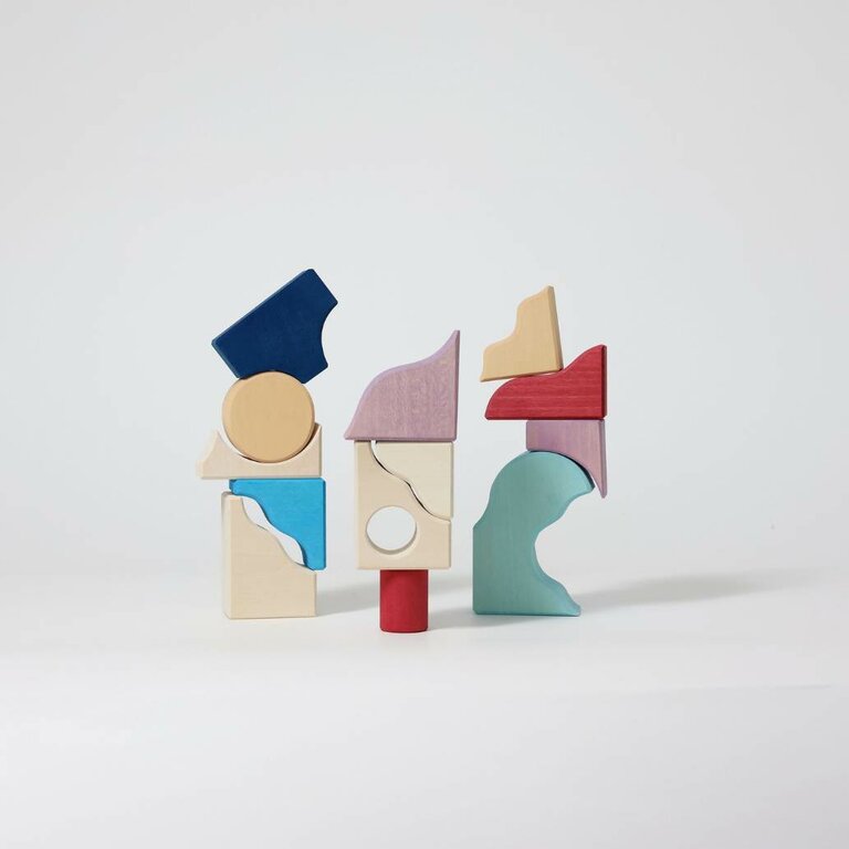 Grimm's Tiny Art Collection Set de Construction Wave