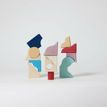 Grimm's Tiny Art Collection Set de Construction Wave