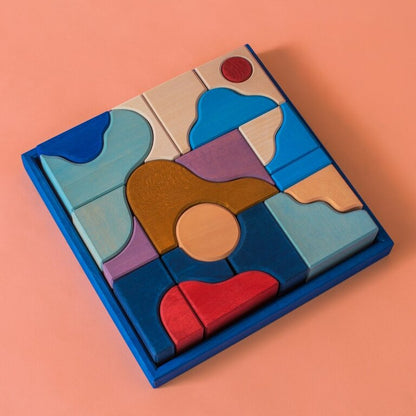 Grimm's Tiny Art Collection Set de Construction Wave