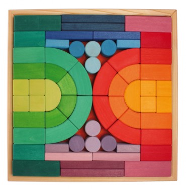 Gros blocs de constructions Architecture Romane 62 pièces GRIMM's
