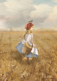 Carte Postale Harvest Girl
