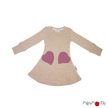 MANYMONTHS Robe poches Coeur en laine - Coloris 2022