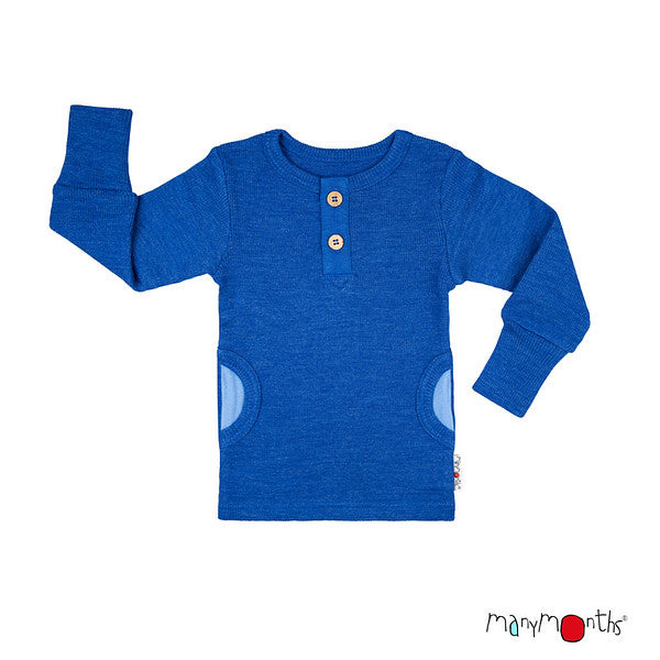 MANYMONTHS Henley T-shirt manches longues - Coloris 2024