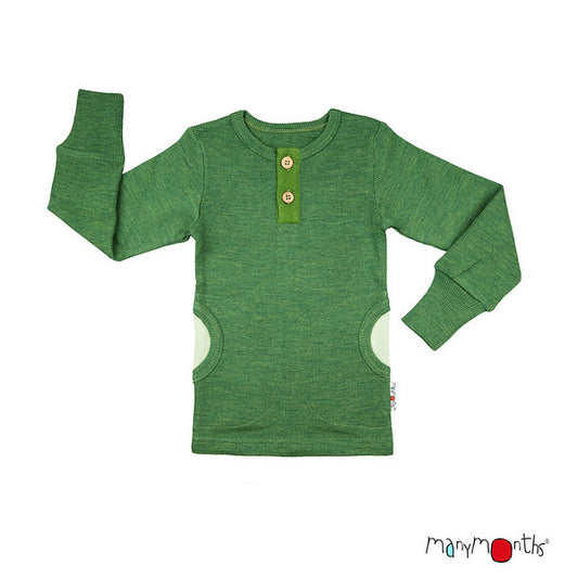 MANYMONTHS Henley T-shirt manches longues - Coloris 2024