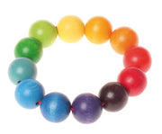 Hochet Anneau Perles arc-en-ciel GRIMM's