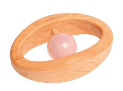 Hochet Quartz rose Grimm's