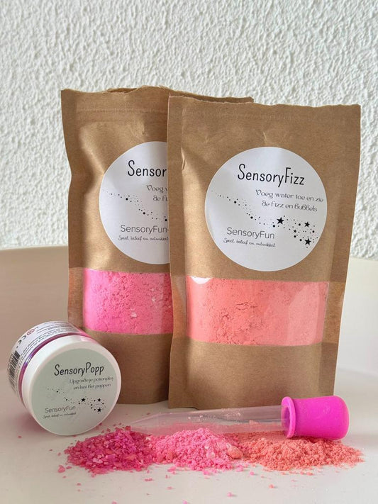 SensoryFizz Mélange effervescent pour jeu sensoriel 200gr - Divers couleurs