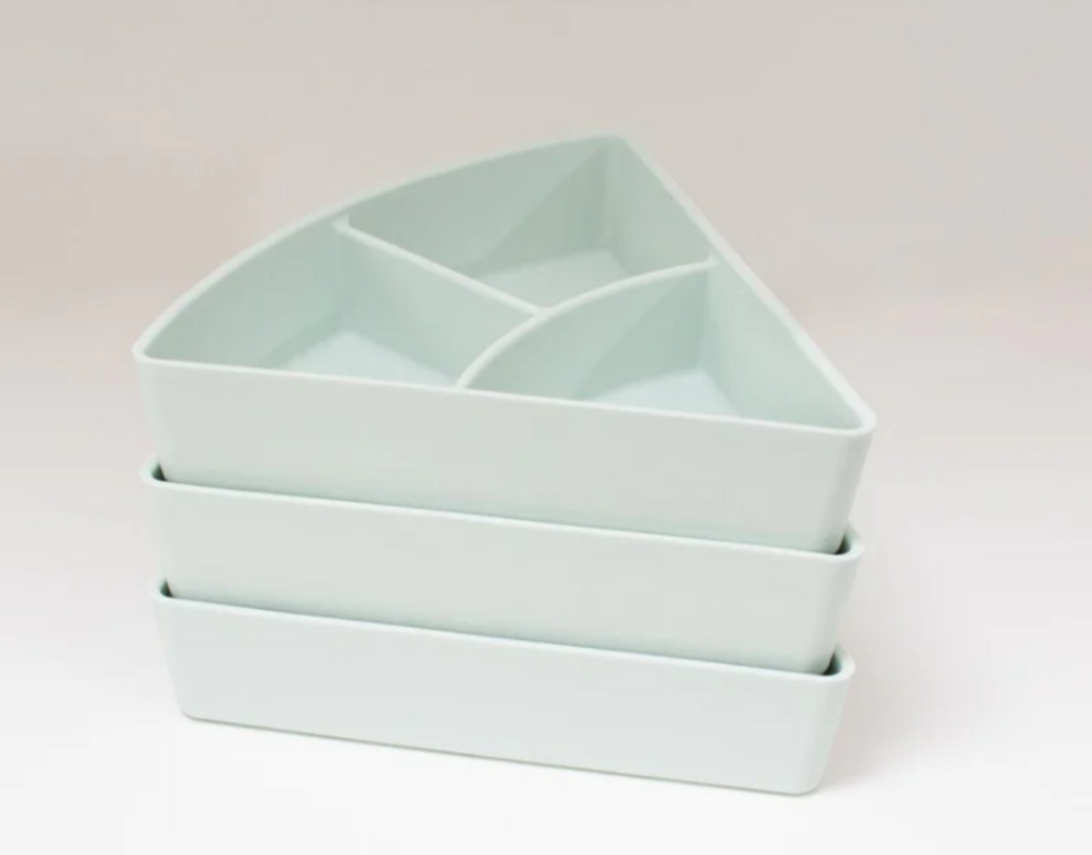 Inserts de rangement Lot de 3 Vert pour Plateau de jeux sensoriels PlayTRAY