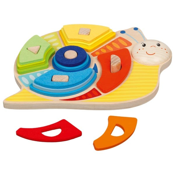 Jeu assortir les formes et les couleurs Escargot GOKI