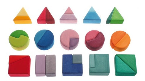 Jeu de fractions en bois Grimm's