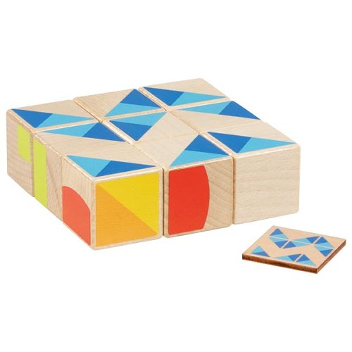 Jeu de puzzle - Combinaisons de formes et de couleurs GOKI