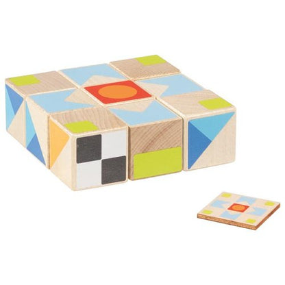 Jeu de puzzle - Combinaisons de formes et de couleurs GOKI