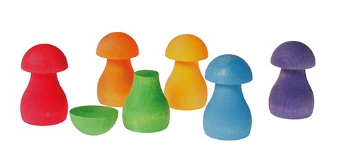 Jeu de tri Champignons arc-en-ciel Grimm's
