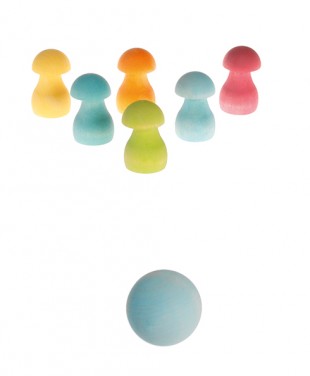 Jeu de tri champignons pastel Grimm's