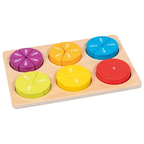 Jeu éducatif en bois - Les Fractions - Goki