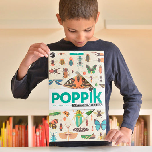 Poster géant + 44 stickers Insectes Poppik