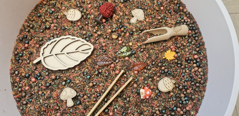Pour and Play Mix Dans la Forêt Lot complet pour le jeu sensoriel - Sensory Fun