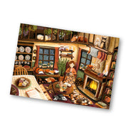 Carte postale Cosy Shelter - Illustratrice E. Bennink